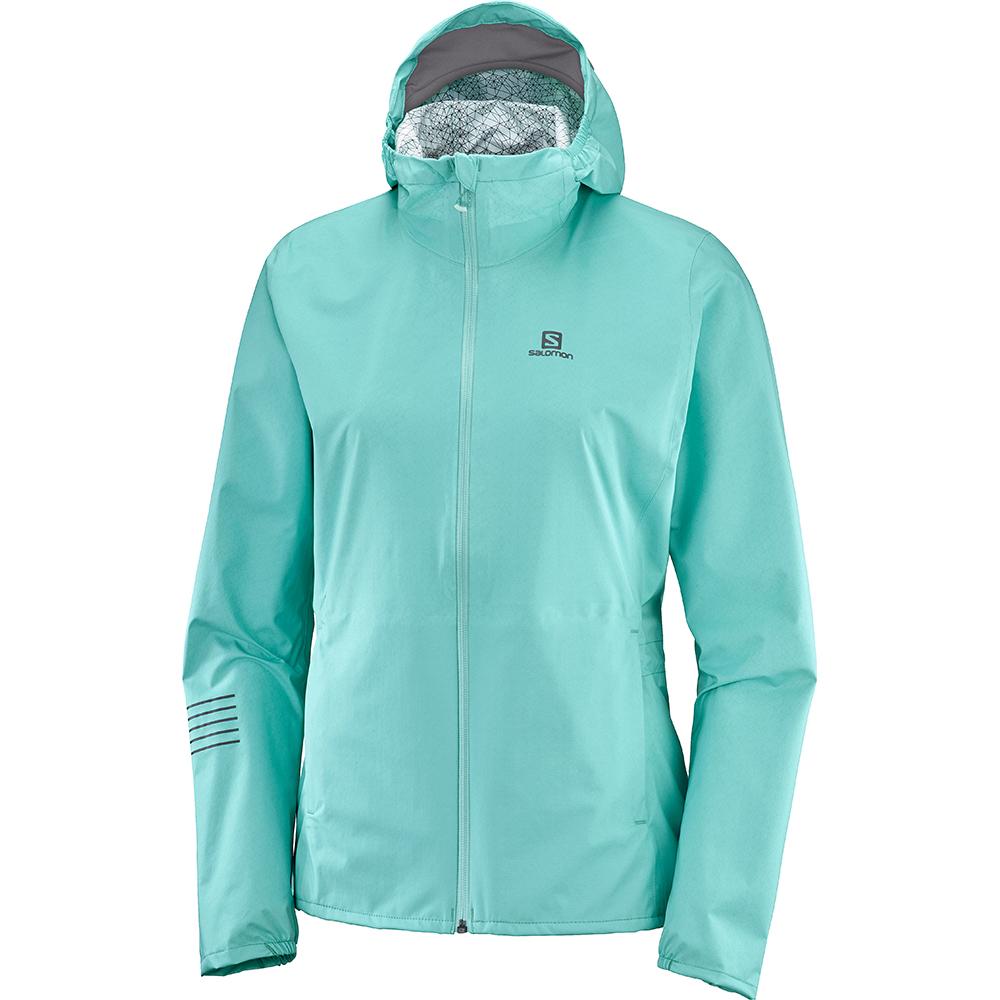 Salomon LIGHTNING WP JKT W Chaquetas Mujer - Turquesa - Colombia (15982-ISDQ)